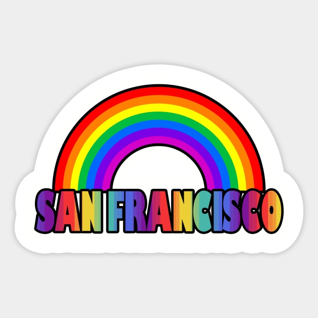 San Francisco Sticker by ZombeeMunkee